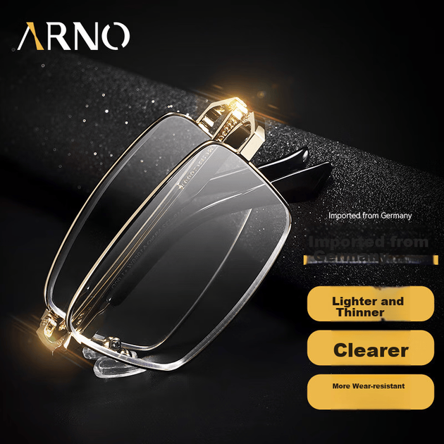Очки для чтения ARNO FOCUS ON YOUR EYES для мужчин, защита от синего света, немецкое производство, модные, сверхлегкие, складные, удобные очки для чтения для женщин A1066J, угол обзора 150 градусов. - Фото 3 Очки для чтения ARNO FOCUS ON YOUR EYES для мужчин, защита от синего света, немецкое производство, модные, сверхлегкие, складные, удобные очки для чтения для женщин A1066J, угол обзора 150 градусов. - изображение 3