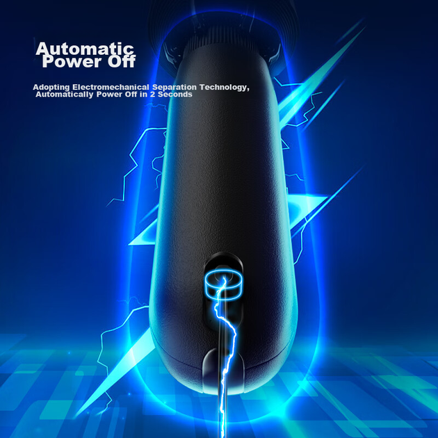 JD Original President Max Black Technology Smart Electric Umbrella, зворотна парасолька, подарунковий набір розкішних бізнес-парасольок, 25 дюймів 115 см - изображение 8