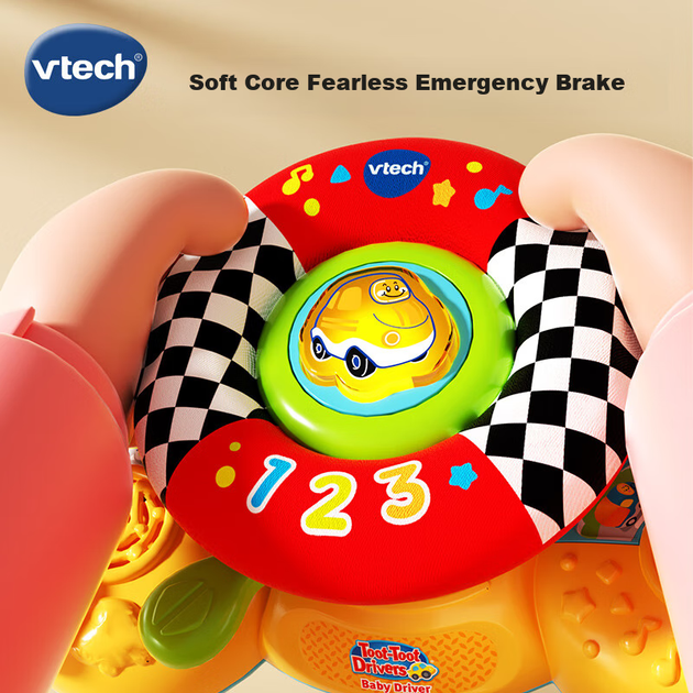 Набір VTech іграшковий для новонароджених «кермо», подарунковий, для 1 року - зображення 6