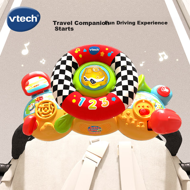 Набір VTech іграшковий для новонароджених «кермо», подарунковий, для 1 року - зображення 7