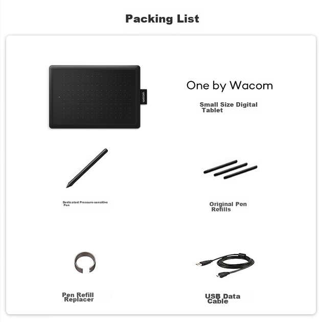 Цифровий планшет Wacom, блокнот для малювання, блокнот для письма, підключений до комп'ютера, електронна дошка для малювання, блокнот для письма для навчання та онлайн-занять, CTL-472/K1 - зображення 7