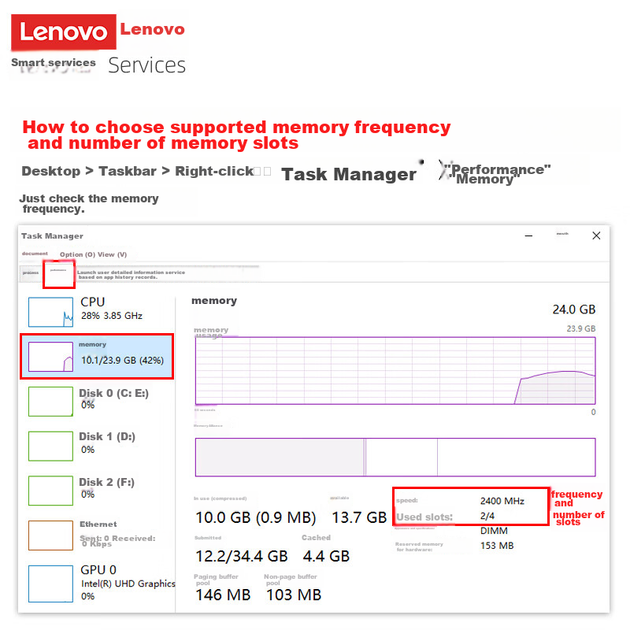 Модуль оперативной памяти Lenovo 16 ГБ DDR4 2666 для настольного компьютера - изображение 6