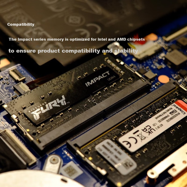 Оперативная память Kingston Fury SODIMM DDR4-3200 8192MB PC4-25600 Black - изображение 4
