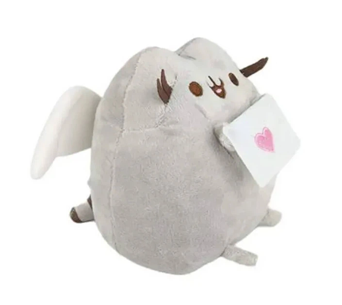 Мягкая игрушка Pusheen The Cat With A Letter Кот с Листом в Лапках 15см Серый - изображение 2