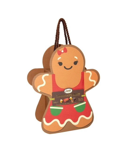 Набір новорічних цукерок Feletti Gingerbread Box 200г - Фото 4 Набір новорічних цукерок Feletti Gingerbread Box 200г - зображення 4