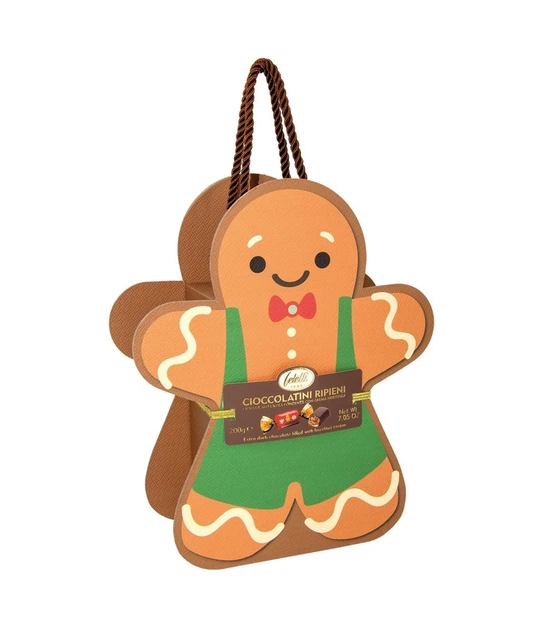 Набір новорічних цукерок Feletti Gingerbread Box 200г - Фото 5 Набір новорічних цукерок Feletti Gingerbread Box 200г - зображення 5