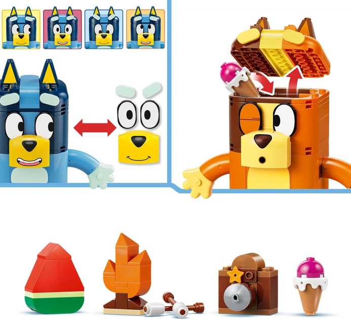 Конструктор LEGO Bluey Сім'я Блуї з кубиків 466 деталей (11217) - зображення 4