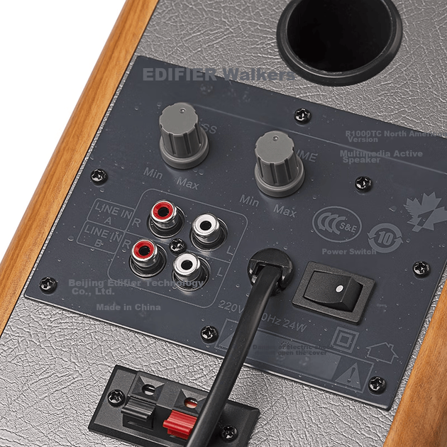 EDIFIER R1000TC Північноамериканська версія, 2.0-канальні комп'ютерні колонки, колонки для настільних ПК та ноутбуків, аудіосистема, комп'ютерні колонки - Фото 5 EDIFIER R1000TC Північноамериканська версія, 2.0-канальні комп'ютерні колонки, колонки для настільних ПК та ноутбуків, аудіосистема, комп'ютерні колонки - изображение 5