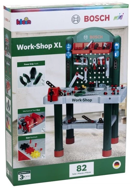 Warsztat zabawkowy Klein Bosch II 82 elementy 8710 (4009847087102) - obraz 4