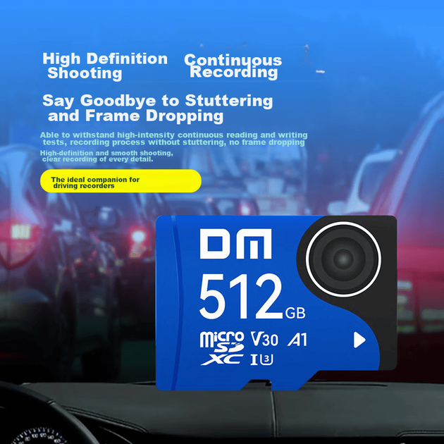 Карта пам'яті DM microSDXC 512GB Class 10 UHS-I U3 V30 A1 - зображення 2
