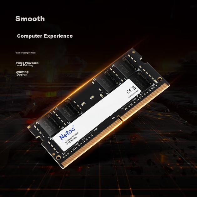 Модуль оперативной памяти Netac 8 ГБ DDR4 3200 для ноутбука, серия Ultra Light - изображение 6