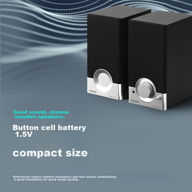 Портативні колонки EDIFIER R18T 2.0 2.8 W Black - зображення 3