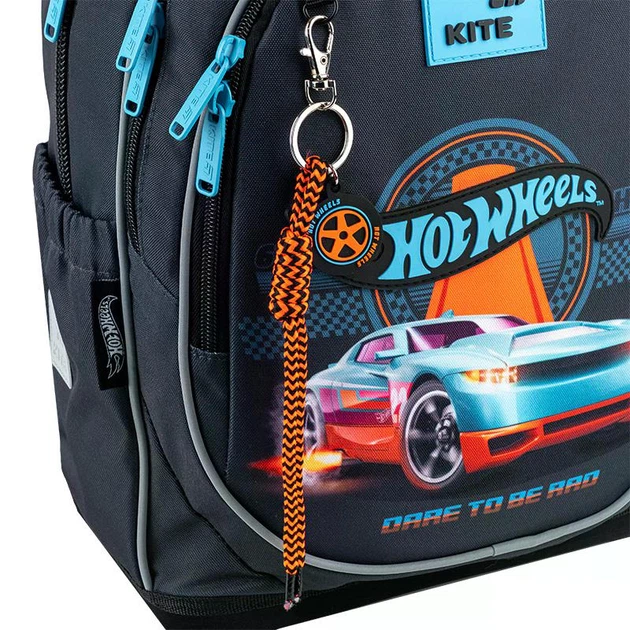 Шкільний набір 5 в 1 Kite Education Hot Wheels SET_HW26-724S (рюкзак, пенал, сумка, пляшечка, ланчбокс) - зображення 9