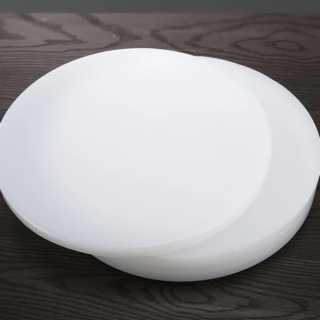 Круглая разделочная доска Quanshi 45*10 см, многослойная, из полиэтилена, для разделки мяса и овощей, коммерческая разделочная доска для мясников, доска для разделки костей, белая. - Фото 7 Круглая разделочная доска Quanshi 45*10 см, многослойная, из полиэтилена, для разделки мяса и овощей, коммерческая разделочная доска для мясников, доска для разделки костей, белая. - изображение 7
