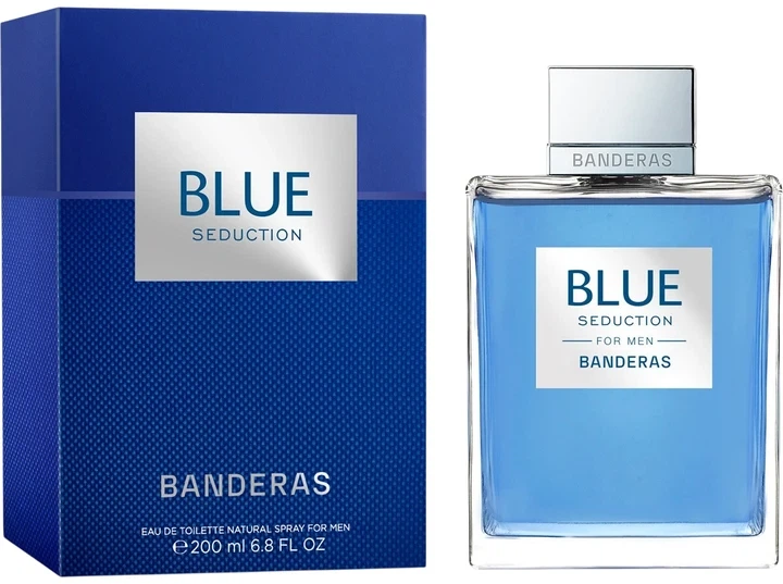 Туалетна вода Antonio Banderas Blue Seduction edt 200ml - Фото 1 Туалетна вода Antonio Banderas Blue Seduction edt 200ml - зображення 1
