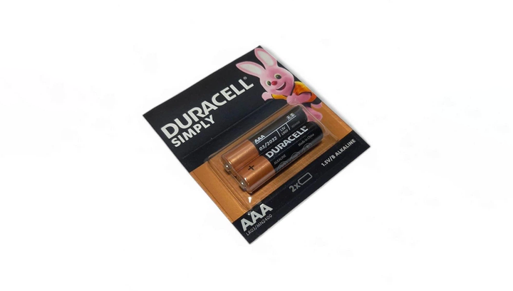 Батарейка Duracell AAA Simply LR03/MN2400 Black - изображение 5