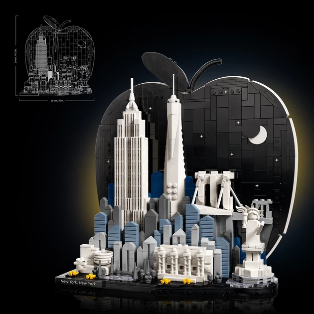 Конструктор LEGO Architecture Нью-Йорк — Велике яблуко 1465 деталей (21066) - зображення 4
