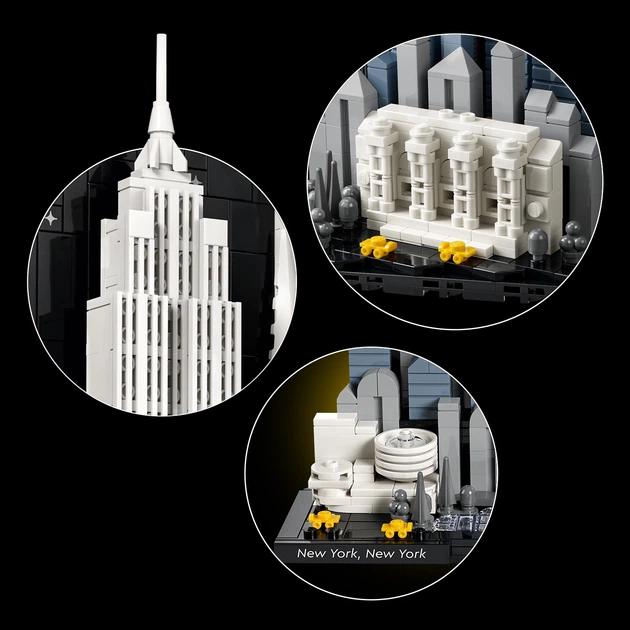 Конструктор LEGO Architecture Нью-Йорк — Велике яблуко 1465 деталей (21066) - зображення 5