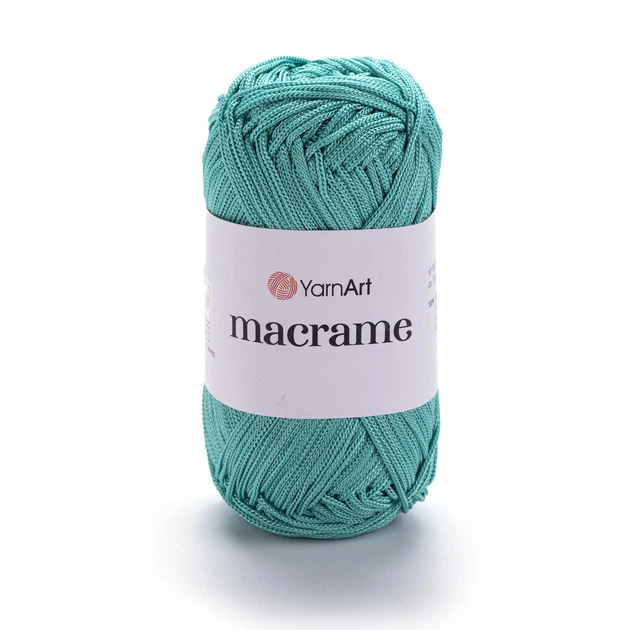 Пряжа поліестер YarnArt Macrame 2 мм 90г бирюза №172 - Фото 1 Пряжа поліестер YarnArt Macrame 2 мм 90г бирюза №172 - зображення 1
