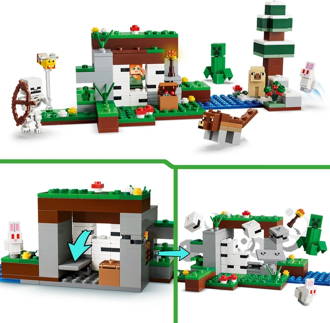 Конструктор LEGO Minecraft Пригода першої ночі 301 деталь (21593) - зображення 6