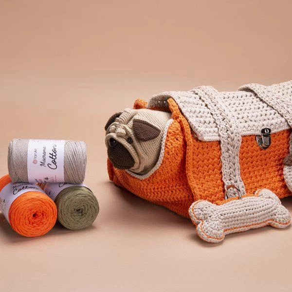 Шнур плетений YarnArt macrame cotton 2мм сірий (№774) - изображение 6