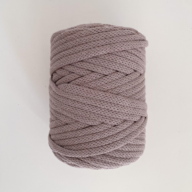 Шнур плетений YarnArt macrame cord 5 мм с сердечником для макраме какао (№768) - изображение 3