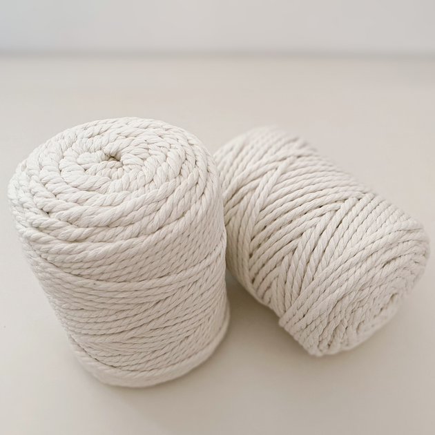 Шнур кручений для макраме YarnArt macrame rope 5мм натуральний 500г (№752) - зображення 2