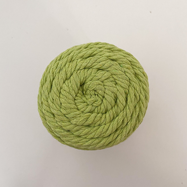 Шнур кручений YarnArt macrame rope 3мм фісташковий 250г (№755) - Фото 8 Шнур кручений YarnArt macrame rope 3мм фісташковий 250г (№755) - изображение 8