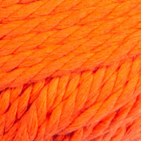 Шнур кручений YarnArt macrame rope 3мм помаранчевий 250г (№800) - изображение 7