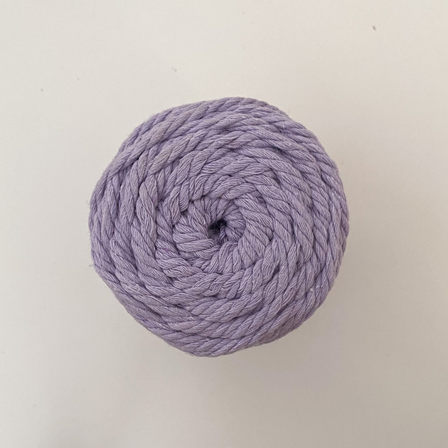 Шнур кручений YarnArt macrame rope 3мм фіалка 250г (№765) - изображение 5