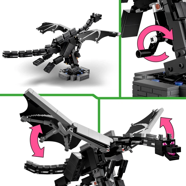 Конструктор LEGO Minecraft Дракон Краю 710 деталей (21595) - зображення 5