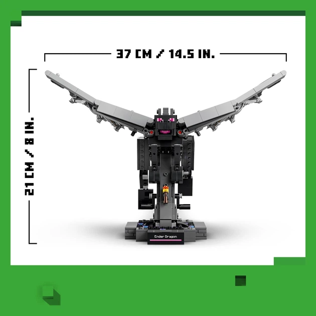 Конструктор LEGO Minecraft Дракон Краю 710 деталей (21595) - зображення 7