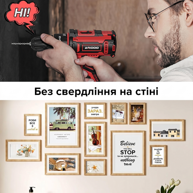 Многоразовая двухсторонняя крепежная лента клейкая Gluit 3 метра Двухсторонний прозрачный Nano tape 2021 - зображення 4
