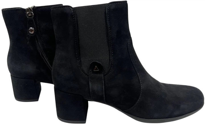 Botki damskie zamszowe Geox D16CBA00021-C9999 36 Czarne (8050036225481) (955555906626948) - Outlet - obraz 5