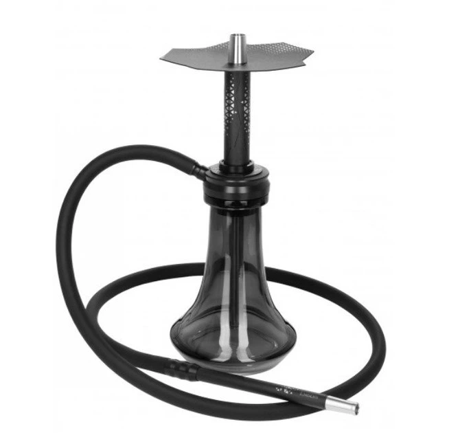 Кальян Embery Mini MONO 3.1 Black компактный из нержавеющей стали 38см черный на уплотнителе - Фото 1 Кальян Embery Mini MONO 3.1 Black компактный из нержавеющей стали 38см черный на уплотнителе - изображение 1