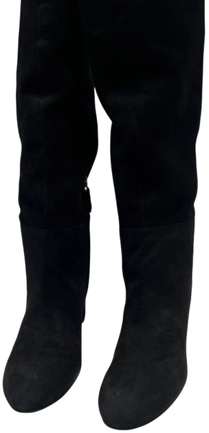 Kozaki damskie zamszowe Geox D16QPD00021-C9999 39 Czarne (8050036769367) (955555906581861) - Outlet - obraz 5
