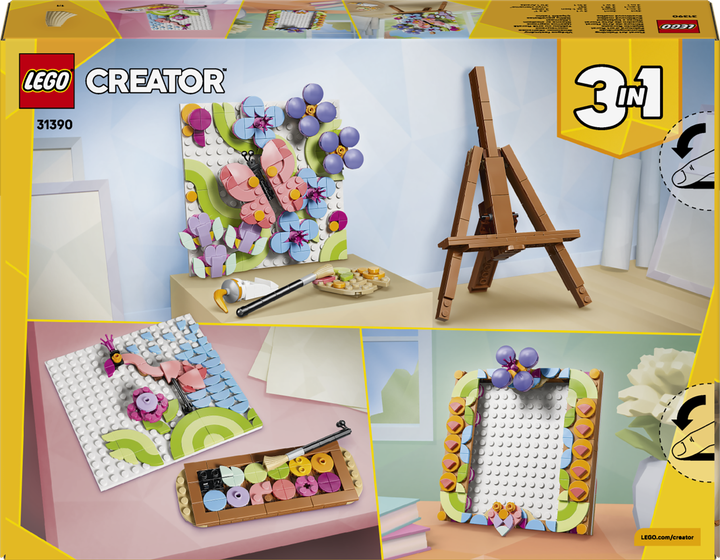 Конструктор LEGO Creator Декоративний живопис Квіткове мистецтво 348 деталей (31390) - Фото 9 Конструктор LEGO Creator Декоративний живопис Квіткове мистецтво 348 деталей (31390) - зображення 9
