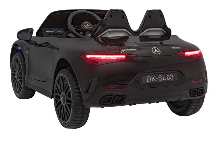 Дитяча акумуляторна машинка Mercedes Benz AMG SL63 Чорна - зображення 5