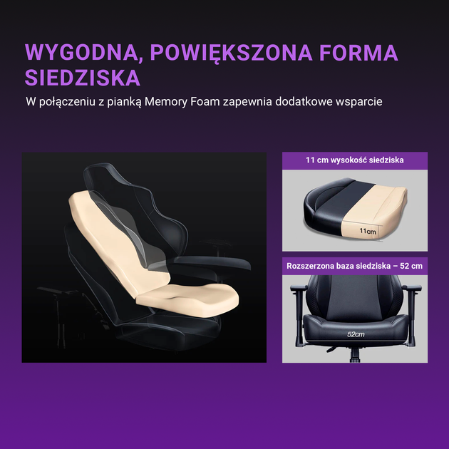 Крісло ігрове Anda Seat Luna Size L Fabric Black (AD18-44-B-F) - Фото 13 Крісло ігрове Anda Seat Luna Size L Fabric Black (AD18-44-B-F) - зображення 13