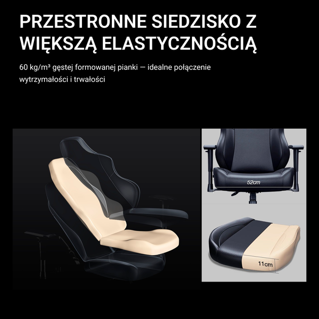 Крісло ігрове Anda Seat Phantom 3 Pro Size L Fabric Grey (AD18YC-06-G-F) - Фото 15 Крісло ігрове Anda Seat Phantom 3 Pro Size L Fabric Grey (AD18YC-06-G-F) - зображення 15