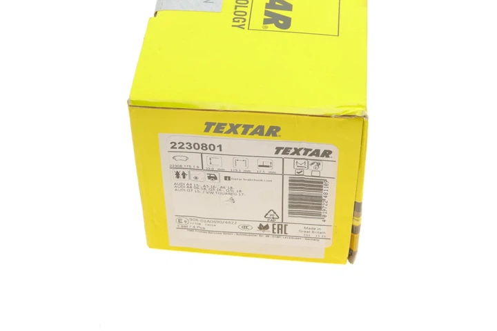 Колодки гальмові TEXTAR 2230801 Audi A4, A6, Q7, A8, Q5, Allroad 8W0698451Q, 8W0698451P, 8W0698451L - зображення 5