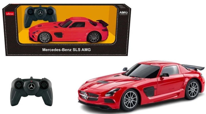 Samochód zdalnie sterowany Rastar Mercedes-Benz SLS AMG 1:18 Czerwony 54100 (6930751307438) - Zdjęcie 5 Samochód zdalnie sterowany Rastar Mercedes-Benz SLS AMG 1:18 Czerwony 54100 (6930751307438) - obraz 5