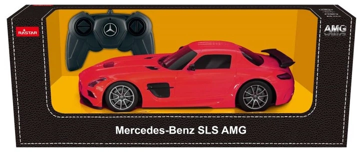Samochód zdalnie sterowany Rastar Mercedes-Benz SLS AMG 1:18 Czerwony 54100 (6930751307438) - Zdjęcie 6 Samochód zdalnie sterowany Rastar Mercedes-Benz SLS AMG 1:18 Czerwony 54100 (6930751307438) - obraz 6
