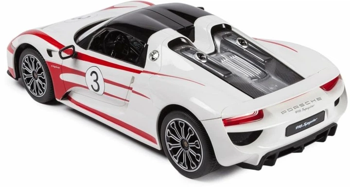 Samochód zdalnie sterowany Rastar Porsche 918 Spyder Weissach 1:14 70710 (6930751307841) - obraz 6