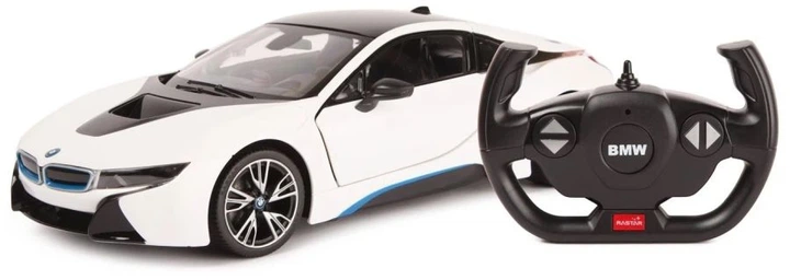 Samochód zdalnie sterowany Rastar BMW i8 drzwi otwierane z pilota 1:14 71000 (6930751308008) - obraz 2