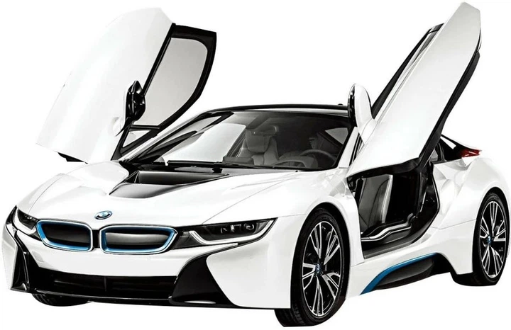 Samochód zdalnie sterowany Rastar BMW i8 drzwi otwierane z pilota 1:14 71000 (6930751308008) - obraz 8