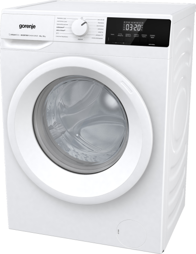 Прально-сушильна машина Gorenje фронтальна, 8(5)кг, 1400, A+, 55см, дисплей, пара, інвертор, білий - изображение 4