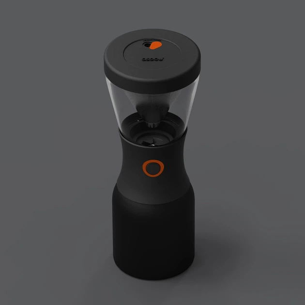 Zestaw do parzenia kawy Asobu Cold Brew 1 L z termosem Black (KB900 BLACK/BLACK) - obraz 8