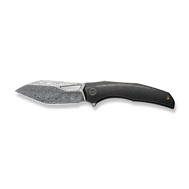Ніж складаний туристичний WE Knife Ignio Mystery Box Ignio Mystery Box, (8.39 см) Damasteel (Hakkapella) / 6AL4V Titanium чорний - зображення 3