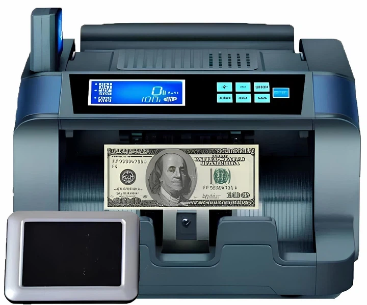 Счётная машинка Bill Counter 888-RPO — аппарат для пересчета купюр с MG/UV детекцией, с сортировкой номинала, Профессиональный - изображение 2
